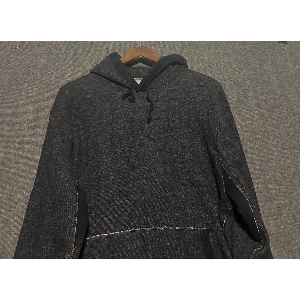 Wallace and barnes Brushed back fleece hoodie pullover mens Large